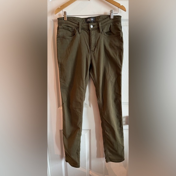 DU/ER Other - DUER Men's Olive Green No Sweat Slim Fit Pants (N2X) - Men's 32x32